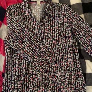 Bass light weight sweater with matching blouse